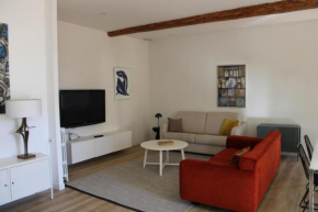 Maison chaleureuse avec grande terrasse